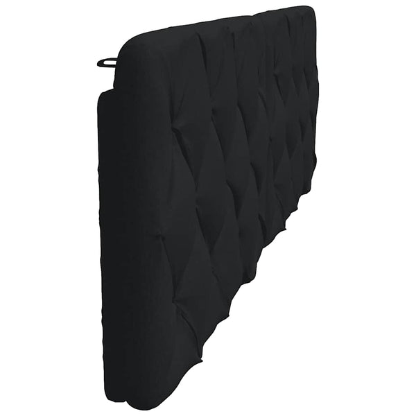 Schwarzes Kopfteil-Kissen 180 cm