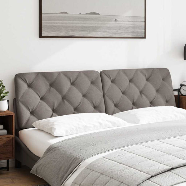 Kopfteil Kissen Taupe 180 cm