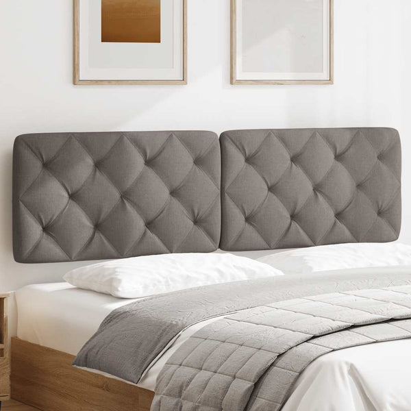 Kopfteil Kissen Taupe 180 cm