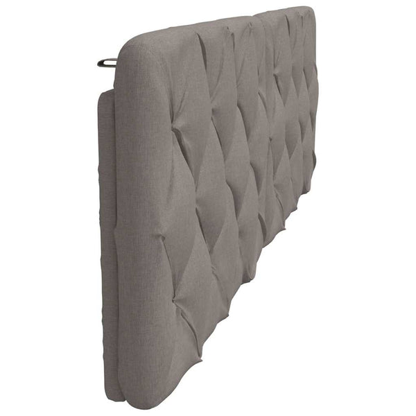 Kopfteil Kissen Taupe 180 cm
