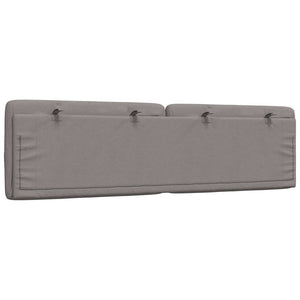 Kopfteil Kissen Taupe 180 cm