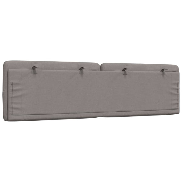 Kopfteil Kissen Taupe 180 cm