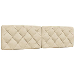 Kopfteil Kissen Creme Stoff 180 cm