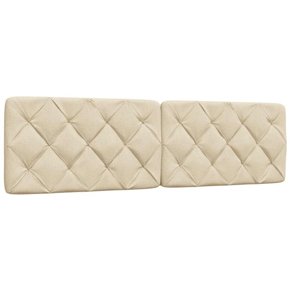 Kopfteil Kissen Creme Stoff 180 cm