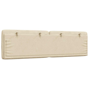 Kopfteil Kissen Creme Stoff 180 cm