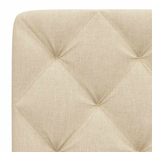Kopfteil Kissen Creme Stoff 180 cm