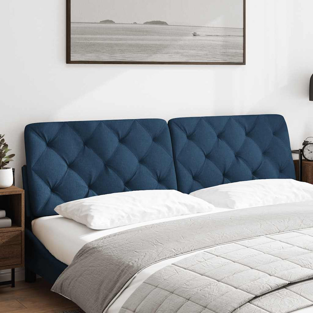 Blaues Kopfteil-Kissen 180 cm