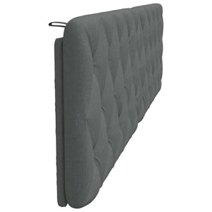 Kopfteil Kissen Dunkelgrau 200 cm