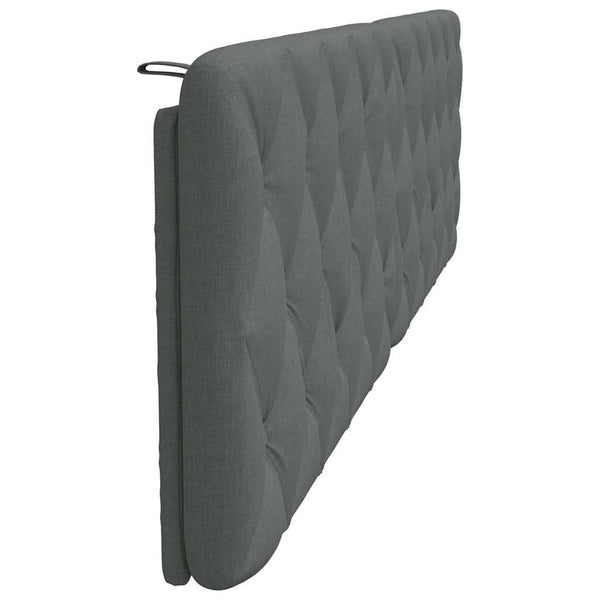 Kopfteil Kissen Dunkelgrau 200 cm