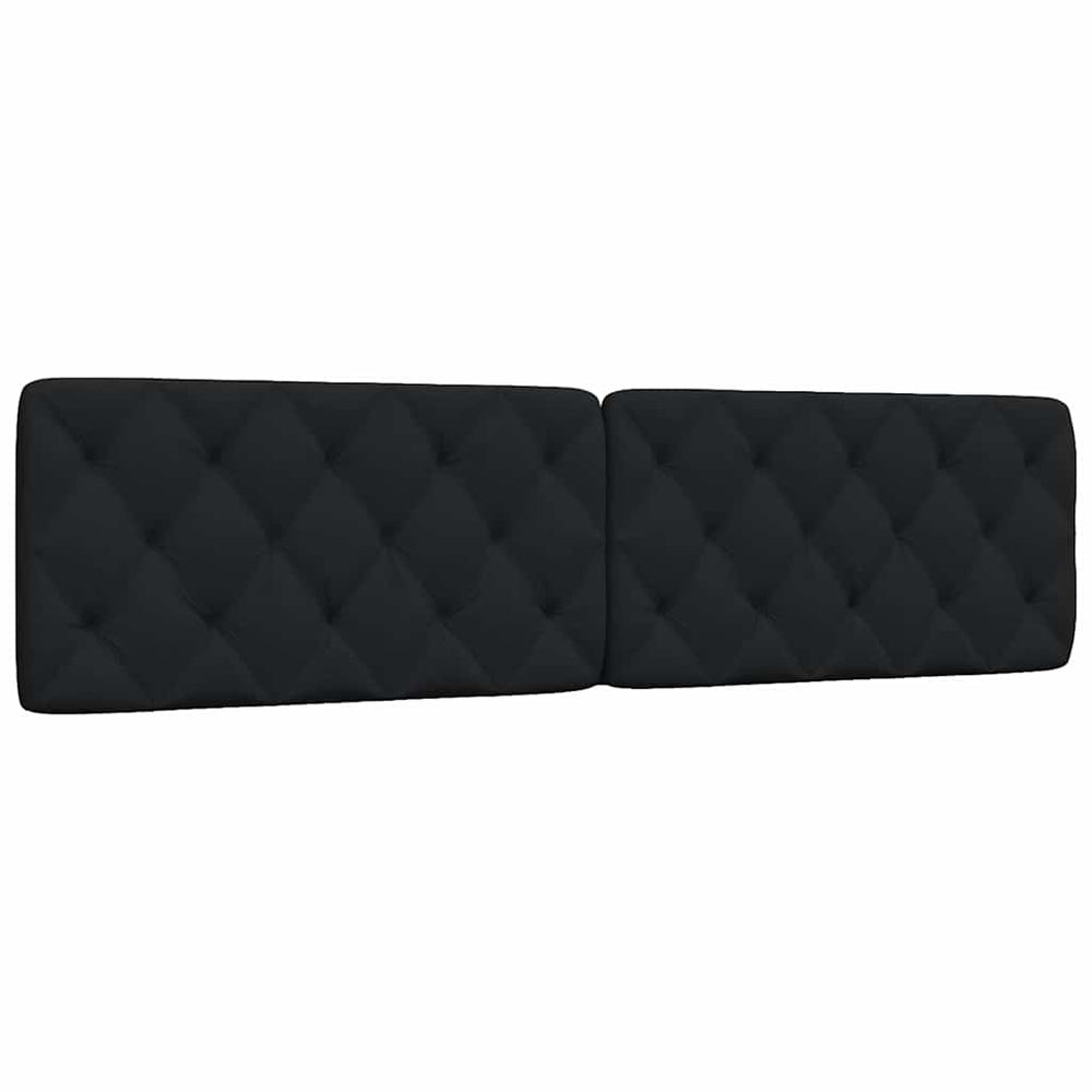 Kopfteil Kissen Schwarz 200 cm