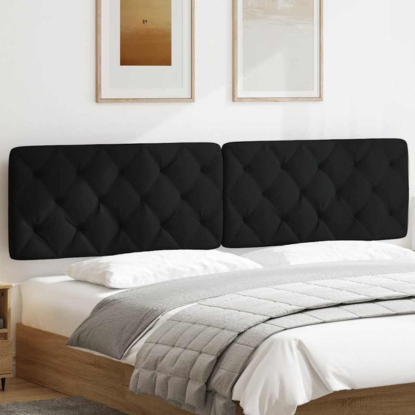 Kopfteil Kissen Schwarz 200 cm