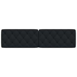 Kopfteil Kissen Schwarz 200 cm