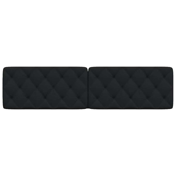 Kopfteil Kissen Schwarz 200 cm