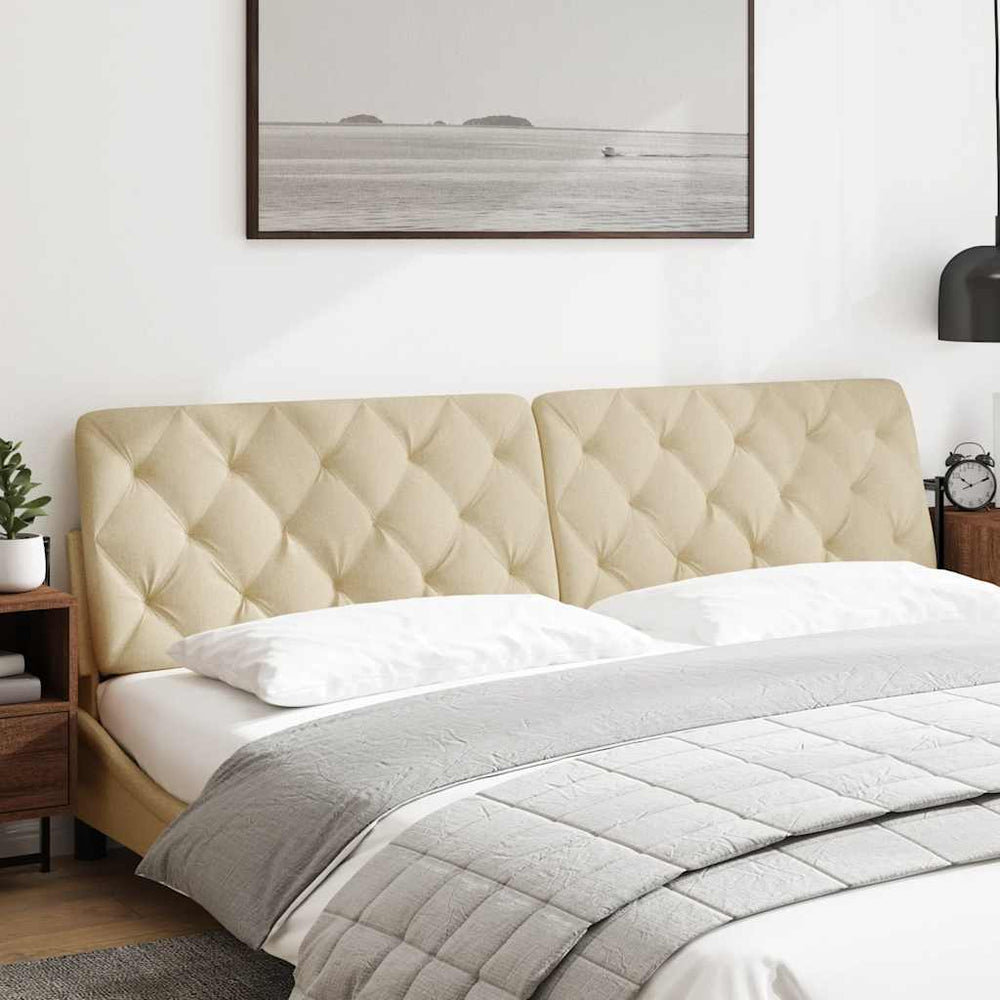 Kopfteil-Kissen Creme 200 cm
