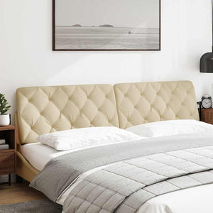 Kopfteil-Kissen Creme 200 cm