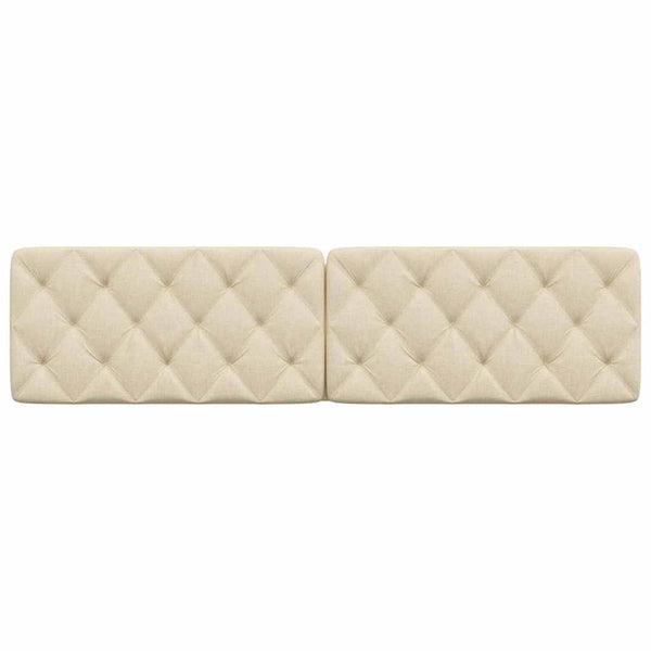 Kopfteil-Kissen Creme 200 cm