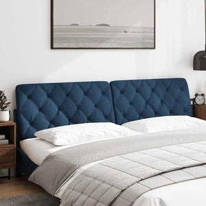 Kopfteil Kissen Blau 200 cm