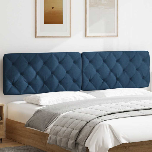 Kopfteil Kissen Blau 200 cm