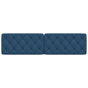 Kopfteil Kissen Blau 200 cm