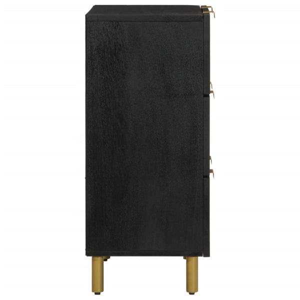 Schwarze Sideboards 60x33x75cm, 2er-Set