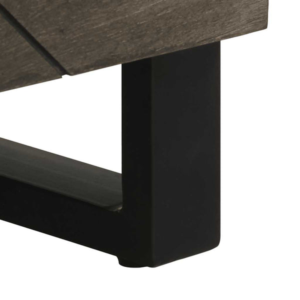 Schwarze Sideboards 60x33x75cm Mango Massivholz 2er Set
