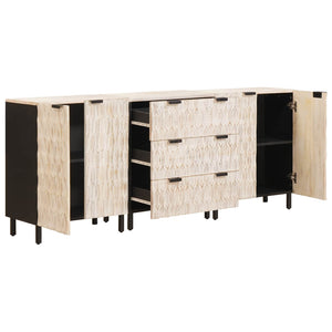 Sideboard Weiß Gewaschen 180 cm
