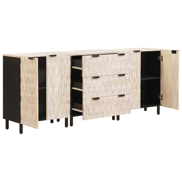 Sideboard Weiß Gewaschen 180 cm