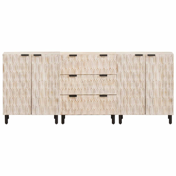 Sideboard Weiß Gewaschen 180 cm