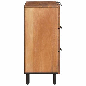 Akazienbraunes Sideboard, 2-teilig, 60x33x75cm