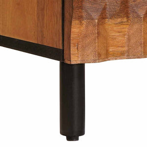Akazienbraunes Sideboard, 3-teilig, 60x33x75 cm