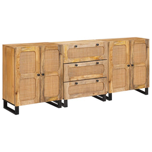 Mango Massivholz Sideboard Braun 180cm