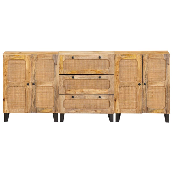 Mango Massivholz Sideboard Braun 180cm