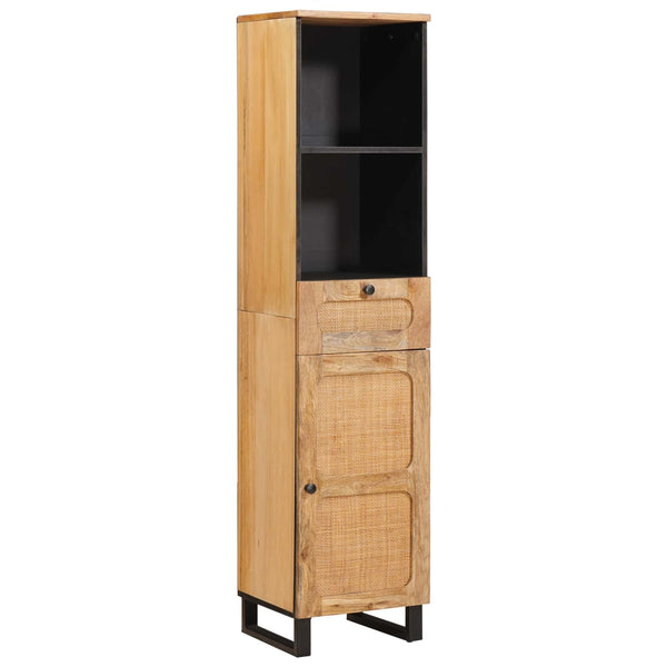Badmöbel Set Mango Massivholz 3-teilig