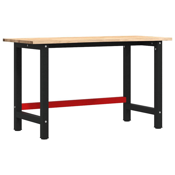 Werkbank Eiche Massivholz 140x60 cm