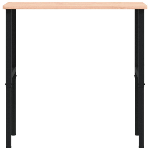 vidaXL Établi 100x60x(71,5-98) cm Bois massif de hêtre Rectangulaire