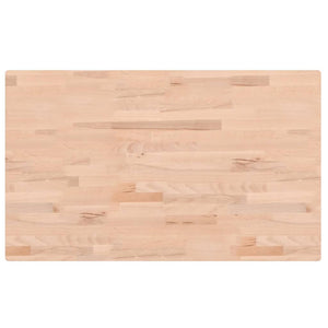 vidaXL Établi 100x60x(71,5-98) cm Bois massif de hêtre Rectangulaire