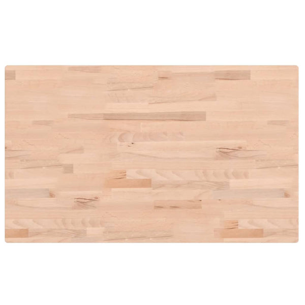 vidaXL Établi 100x60x(71,5-98) cm Bois massif de hêtre Rectangulaire
