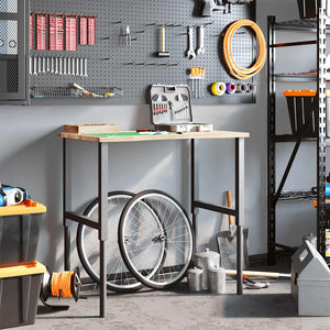 Werkbank Eiche Massivholz 100x60 cm