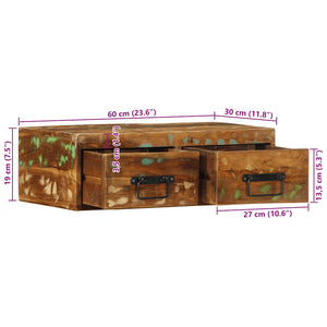 TV-Wandschrank Altholz 60 cm