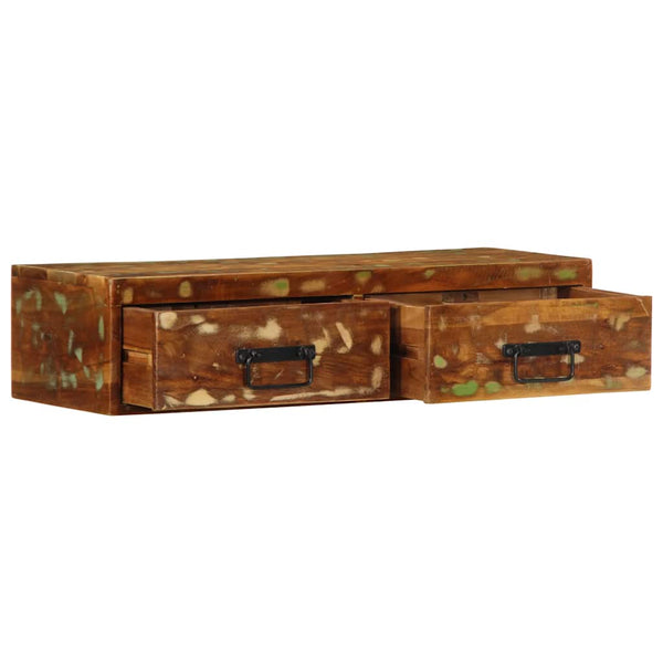 TV-Wandschrank 80 cm Altholz Massiv
