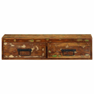TV-Wandschrank 80 cm Altholz Massiv