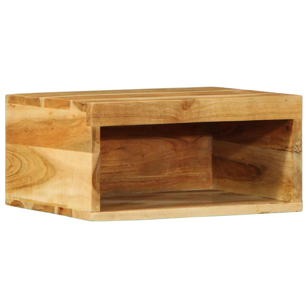 vidaXL Meubles TV muraux 2 pcs Bois d'acacia massif