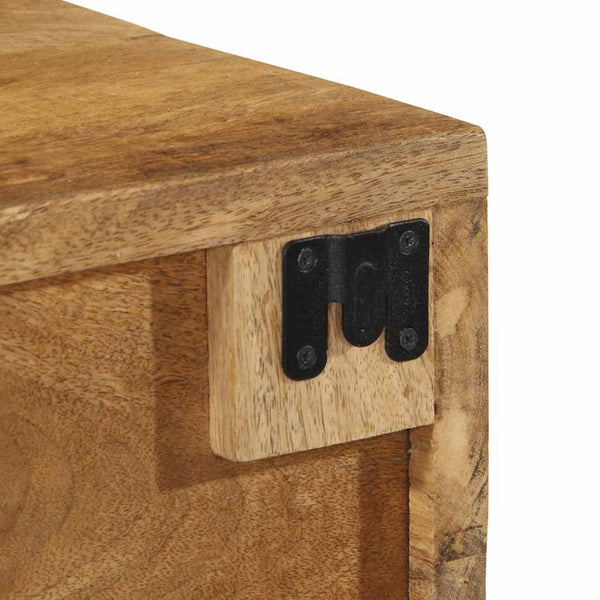TV-Wandschrank Mangoholz 60x30x19 cm