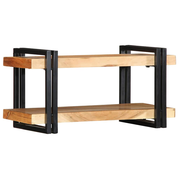 Akazie Wandregal 70 cm Massivholz