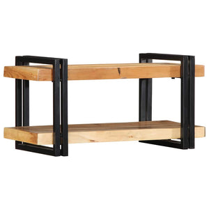 Akazie Wandregal 70 cm Massivholz