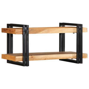 Akazie Wandregal 70 cm Massivholz