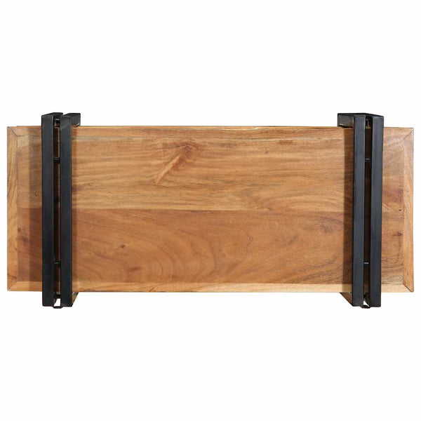 Akazie Wandregal 70 cm Massivholz