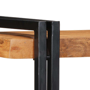 Akazie Wandregal 70 cm Massivholz