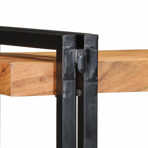 Akazie Wandregal 70 cm Massivholz