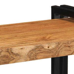 Akazie Wandregal 70 cm Massivholz